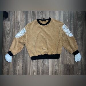 Vintage Style Brown Sweatshirt
